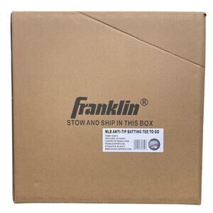 New Franklin Sports MLB Anti-Tip Plastic Youth Baseball Batting Tee for Kids